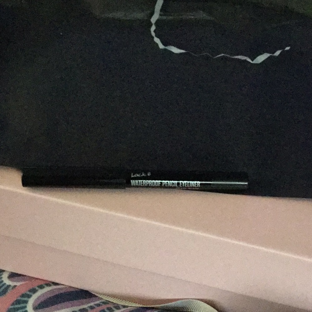 L.O.C.K. Color Waterproof Pencil Eyeliner in Pearl Black New/Unused